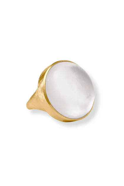 Julie Vos Solara Iridescent Clear Crystal Statement Ring | The Willow Tree