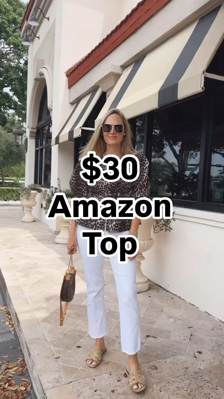 $30 Amazon top on loving or size small it's a copy of a designer top that sells for over $200

#LTKSaleAlert #LTKOver40 #LTKBacktoSchool