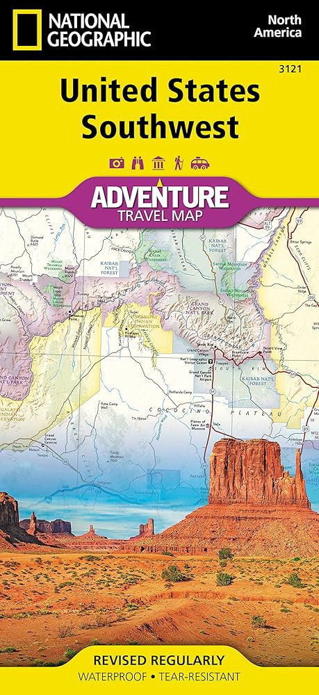 United States, Southwest Map (National Geographic Adventure Map, 3121) | Amazon (US)