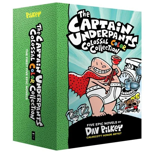 Captain Underpants: The Captain Underpants Colossal Color Collection (Captain Underpants #1-5 Box... | Walmart (US)