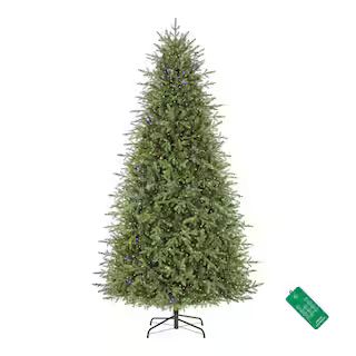 9 ft. Pre-Lit LED Grand Duchess Balsam Fir Artificial Christmas Tree | The Home Depot