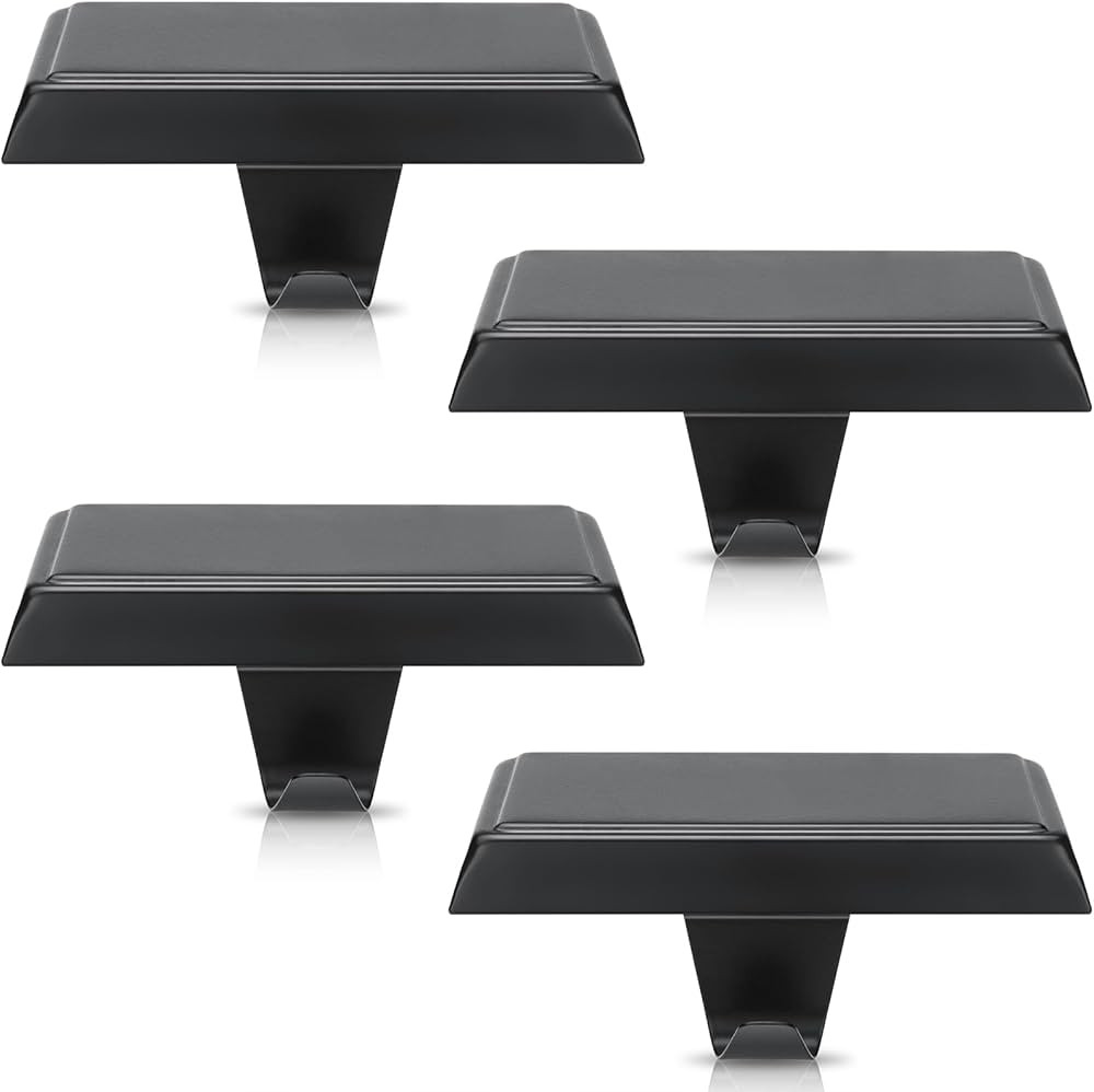 4 Pack Christmas Stocking Holders, Metal Weighted Stocking Holder for Mantle Fireplace Shelf, Sto... | Amazon (US)