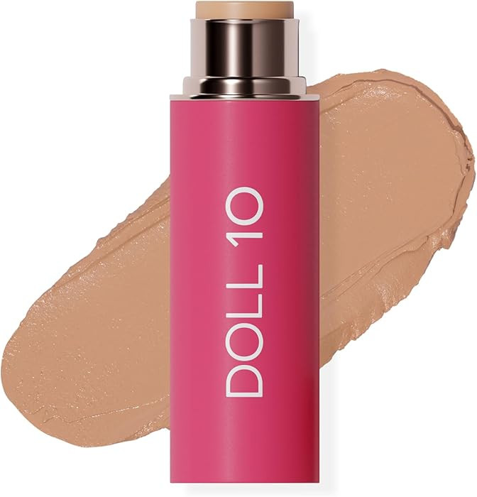 Peptide Blur Stick Foundation + Blurring Brush, Medium Buildable Coverage, Soft-Focus Pore Blurri... | Amazon (US)
