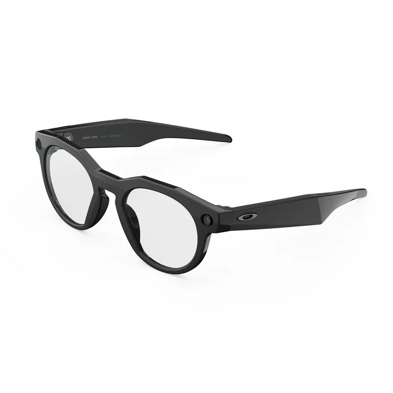 Oakley Meta HSTN - with Meta AI, Audio, Photo, Video Compatibility - Black, Clear | Walmart (US)