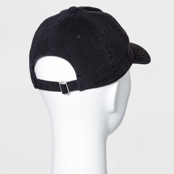 Women&#39;s Washed Canvas Baseball Hat - Wild Fable&#8482; Black | Target