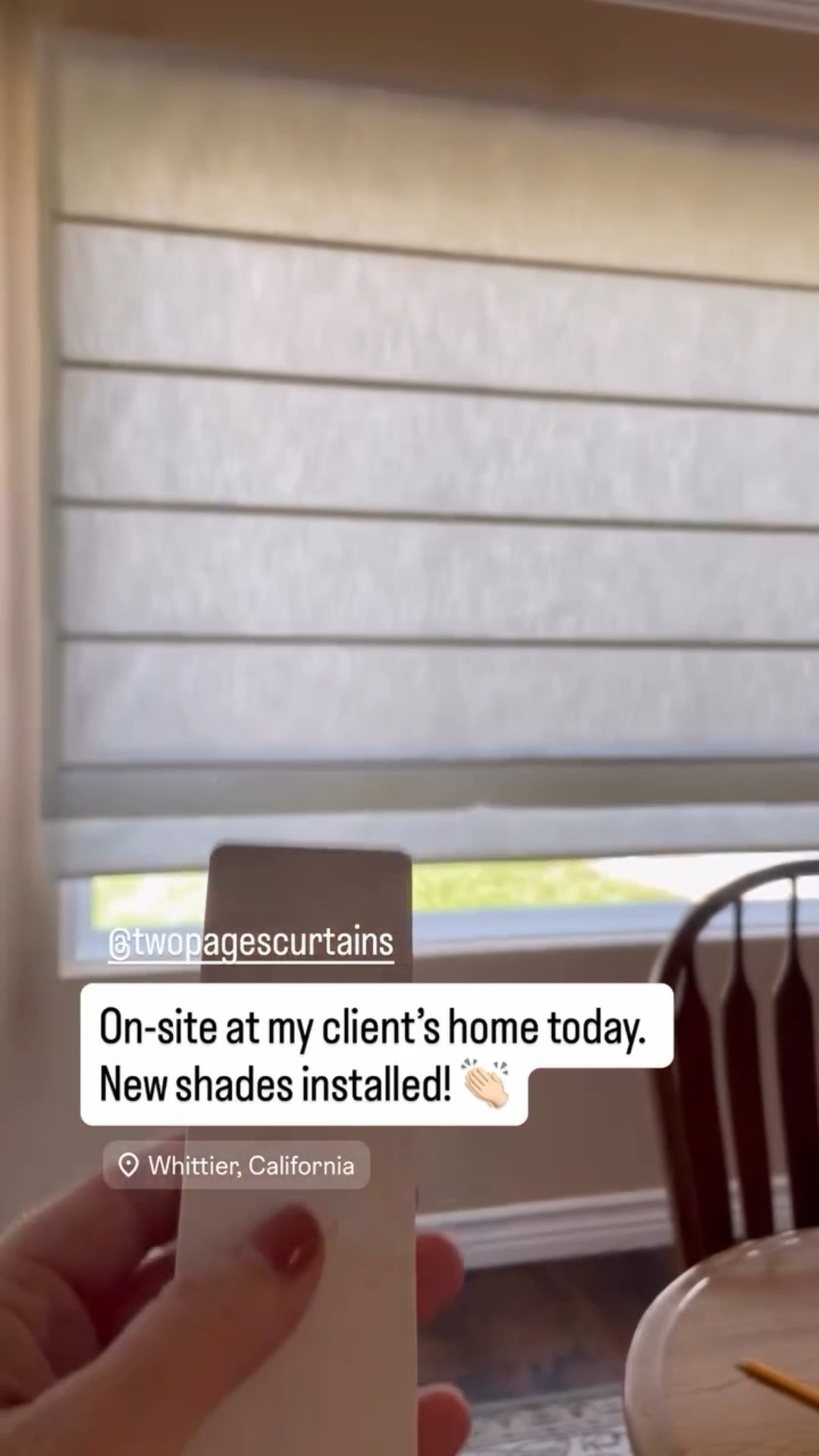 Motorized fabric Roman shades from Two Pages Curtains! 👏🏻

On-site at my client’s home in Whittier, California helping my installer put up these power Roman shades. They are so pretty! 

Exact ordering details below. 👇🏻

Style: Plain
Fabric: Isabella
Color: Beige White
Mount: Outside
Control: Motorized with rechargeable battery
Lining: Privacy

Use coupon code: MENDEZMANOR for 24% off! 

#blinds #shades #curtains #window #romanshade

#LTKHome #LTKSaleAlert