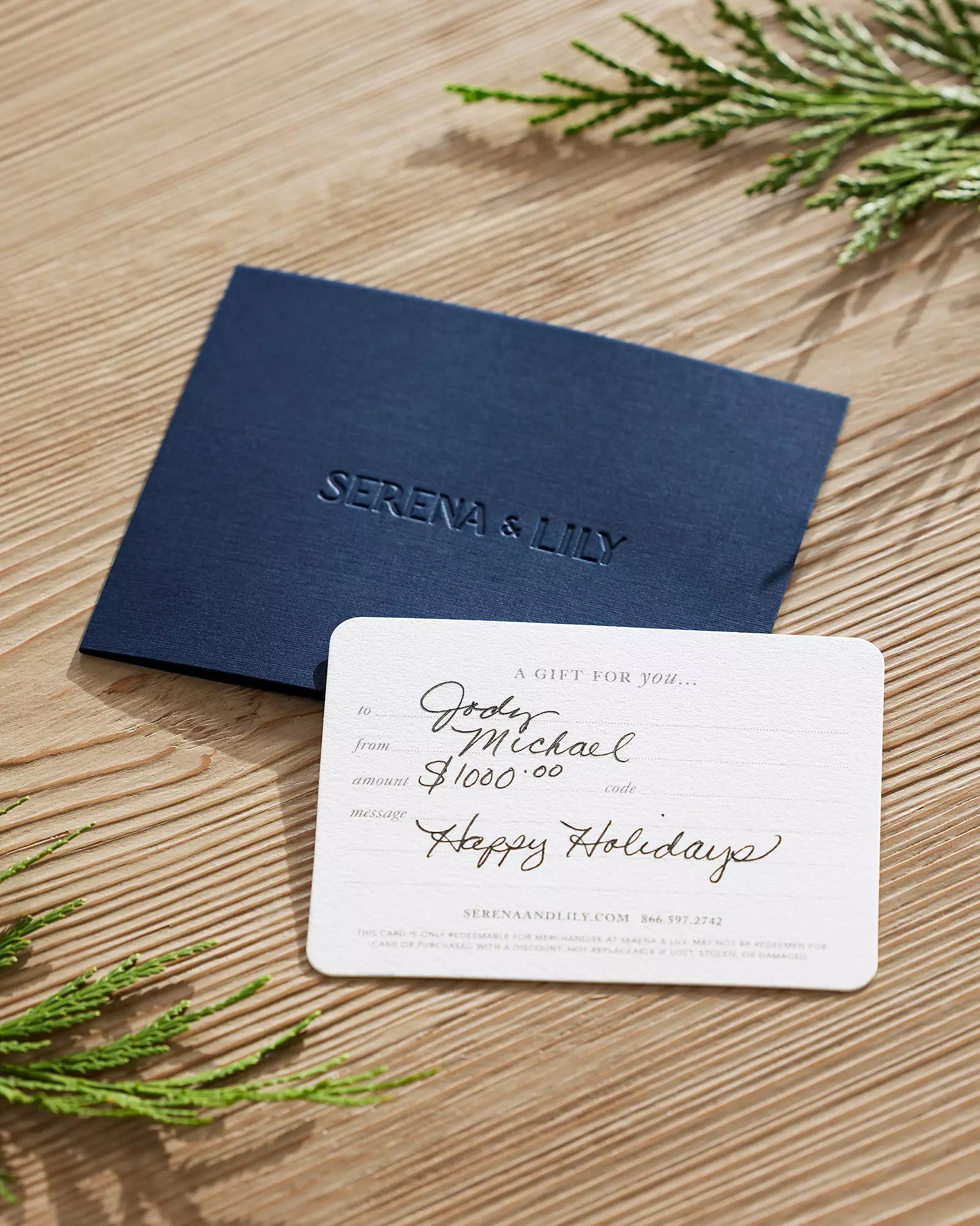 The Serena & Lily Gift Certificate | Serena and Lily