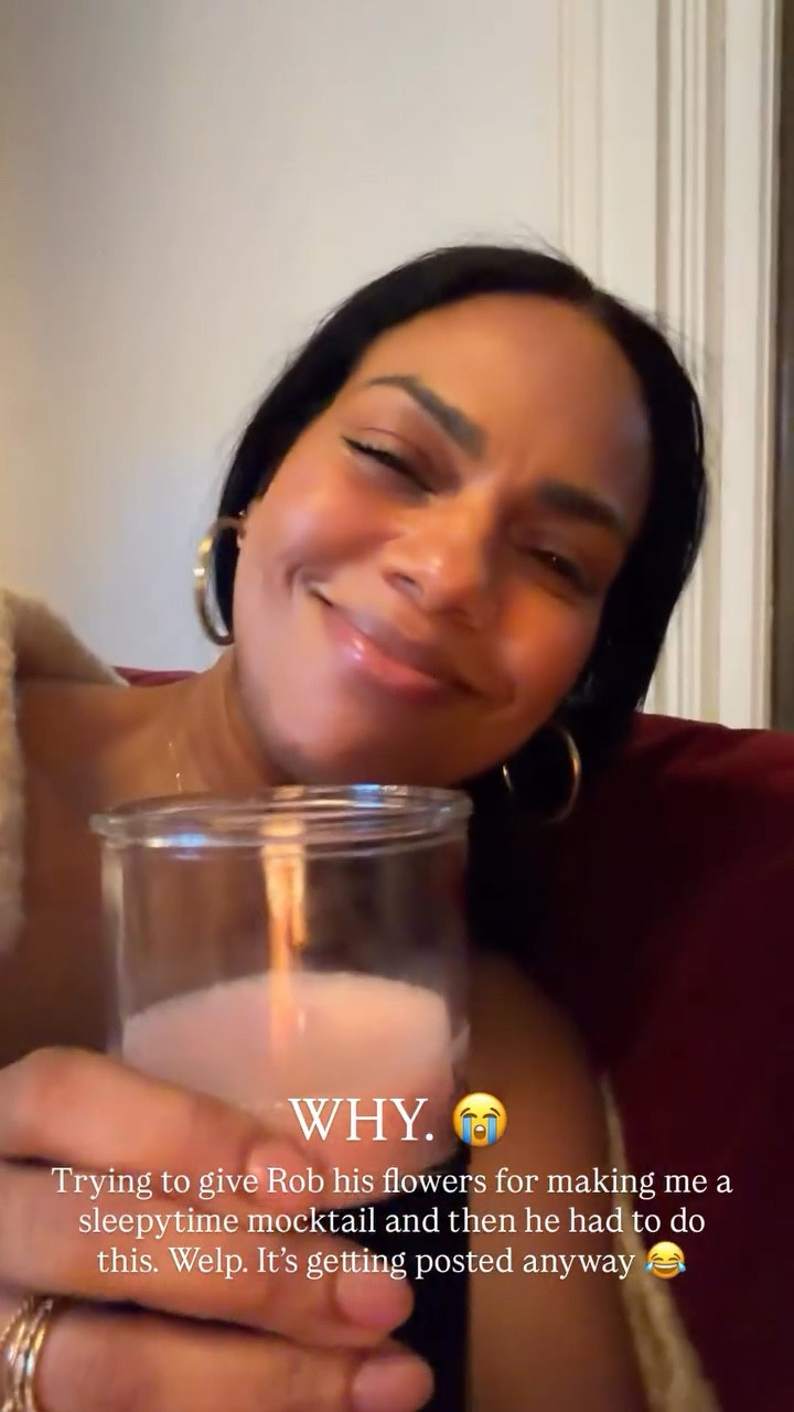 Trying to give Rob his flowers for making me a sleepytime mocktail and then he had to do this. Welp. It's getting posted anyway 😂

#LTKHome #LTKdayinmylife