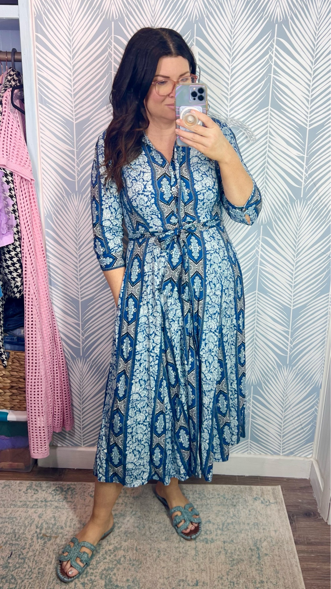 outfit of the day 
Work wear resort style maxi dress shirt dress 

#LTKOver40 #LTKSeasonal #LTKMidsize