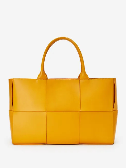Mega Tessare Woven Leather Handbag | J.McLaughlin