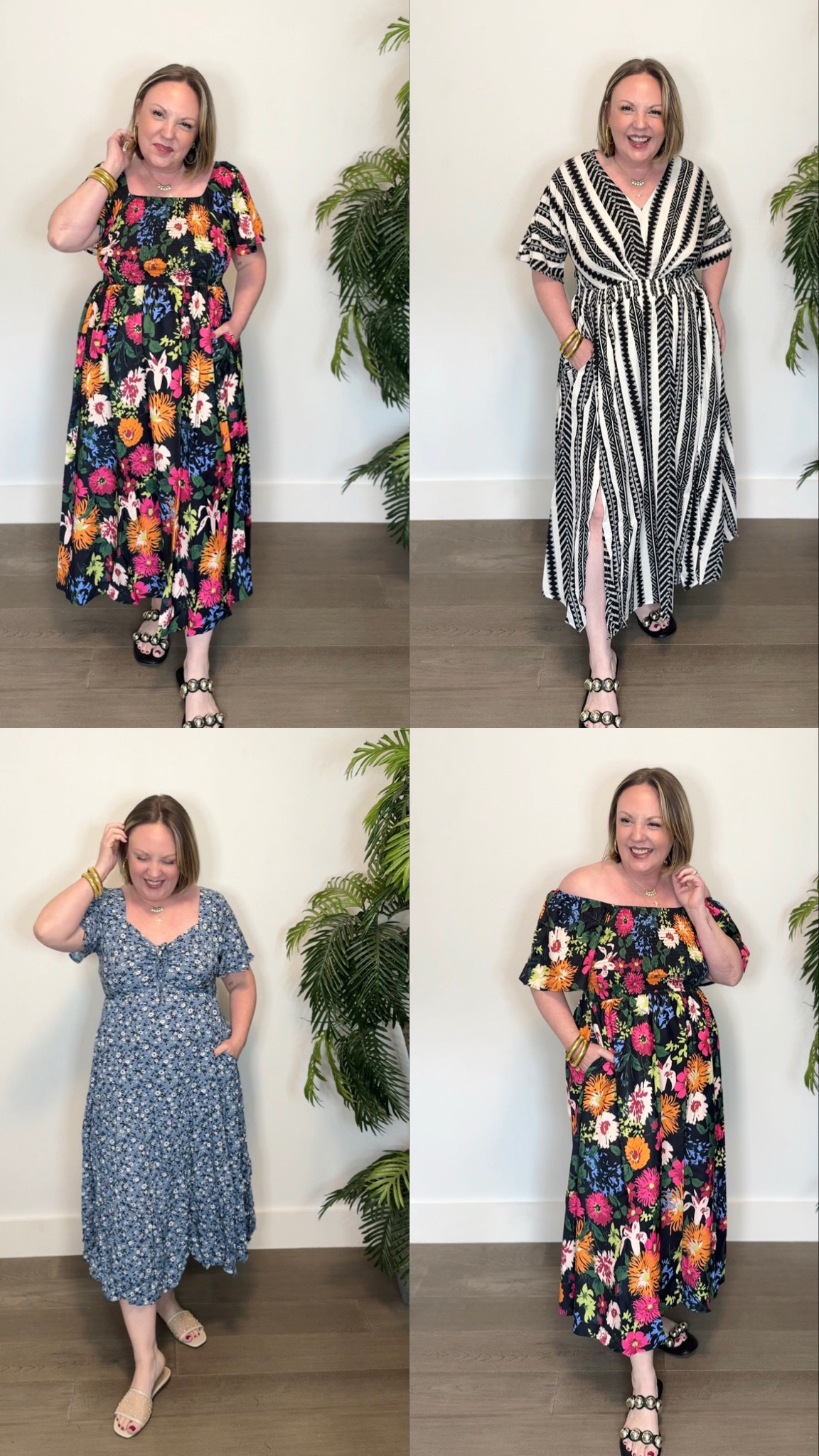 Size 10 in all these fun dresses! 

#LTKSeasonal #LTKMidsize #LTKFindsUnder50