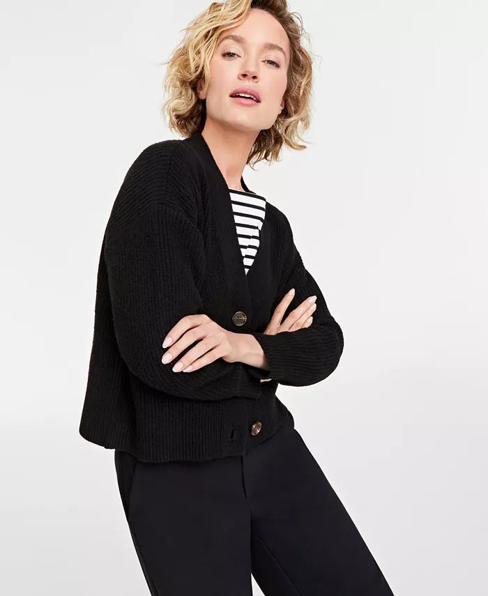 Women's Three-Button Classic Cardigan, Created for Macy's | Macy's