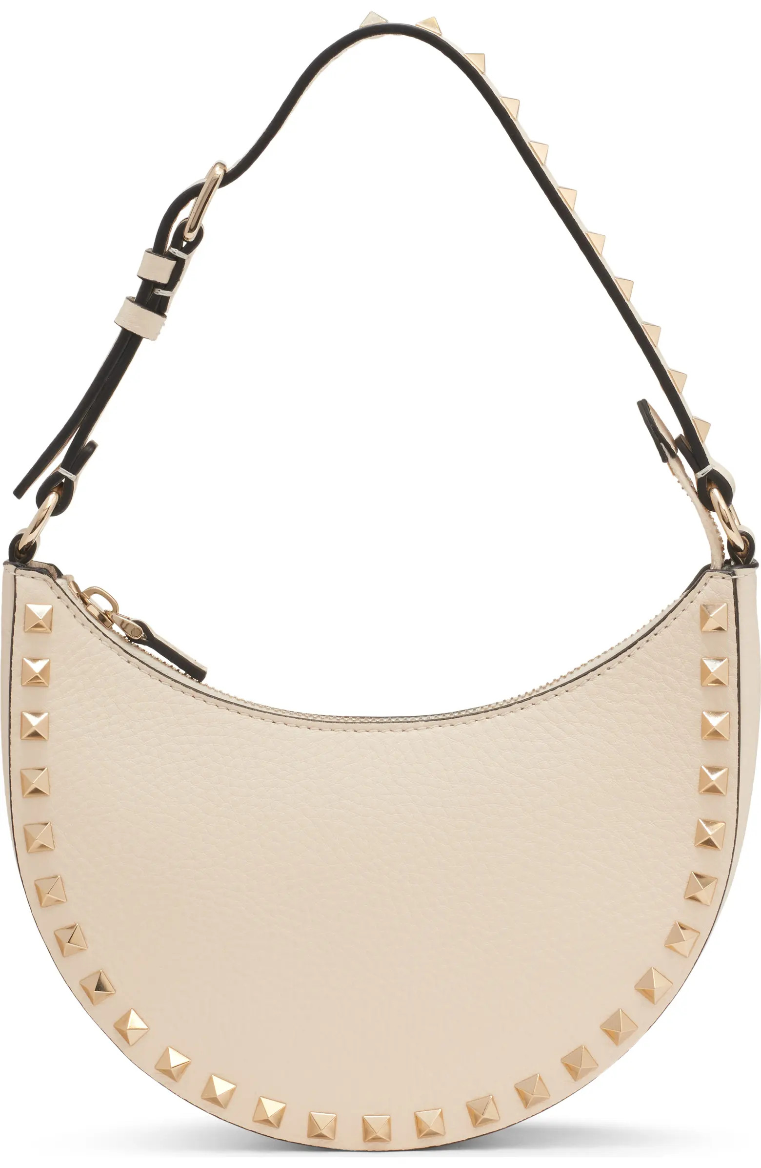 Mini Rockstud Leather Hobo Bag | Nordstrom