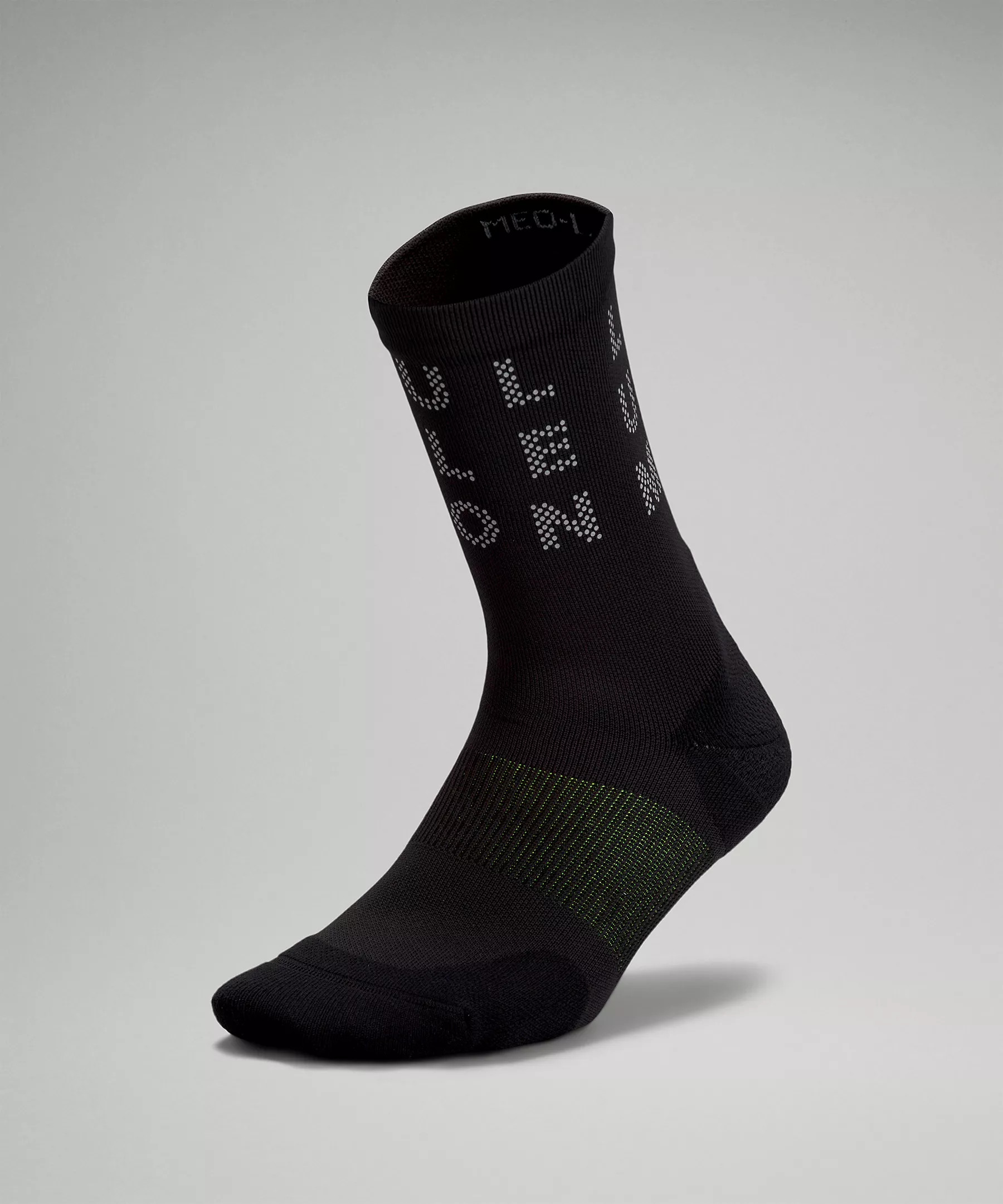 Women's Power Stride Crew Sock *Reflective | Women's Socks | lululemon | Lululemon (US)
