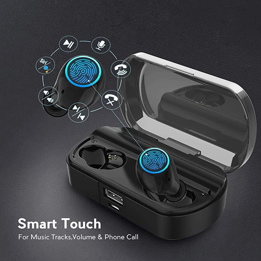 TOZO T6 True Wireless Earbuds Bluetooth Headphones Touch Control with Wireless Charging Case IPX8... | Amazon (US)