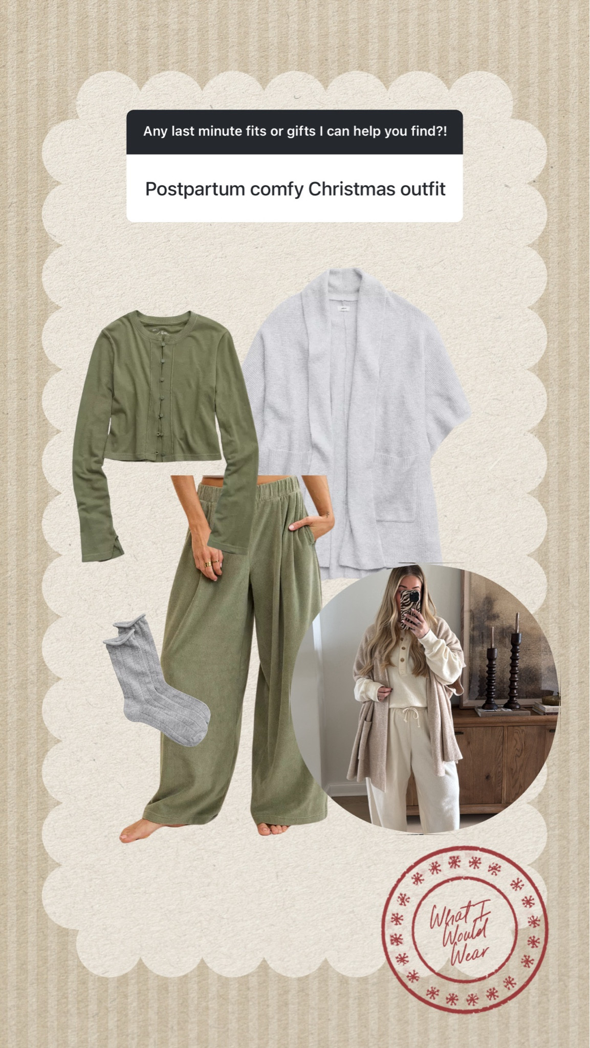 Comfy postpartum outfit🤎 

#LTKBaby #LTKHoliday #LTKSaleAlert