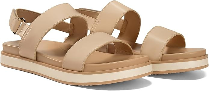 Coutgo Women's Arch Support Adjustable Strap Flat Sandals | Amazon (US)