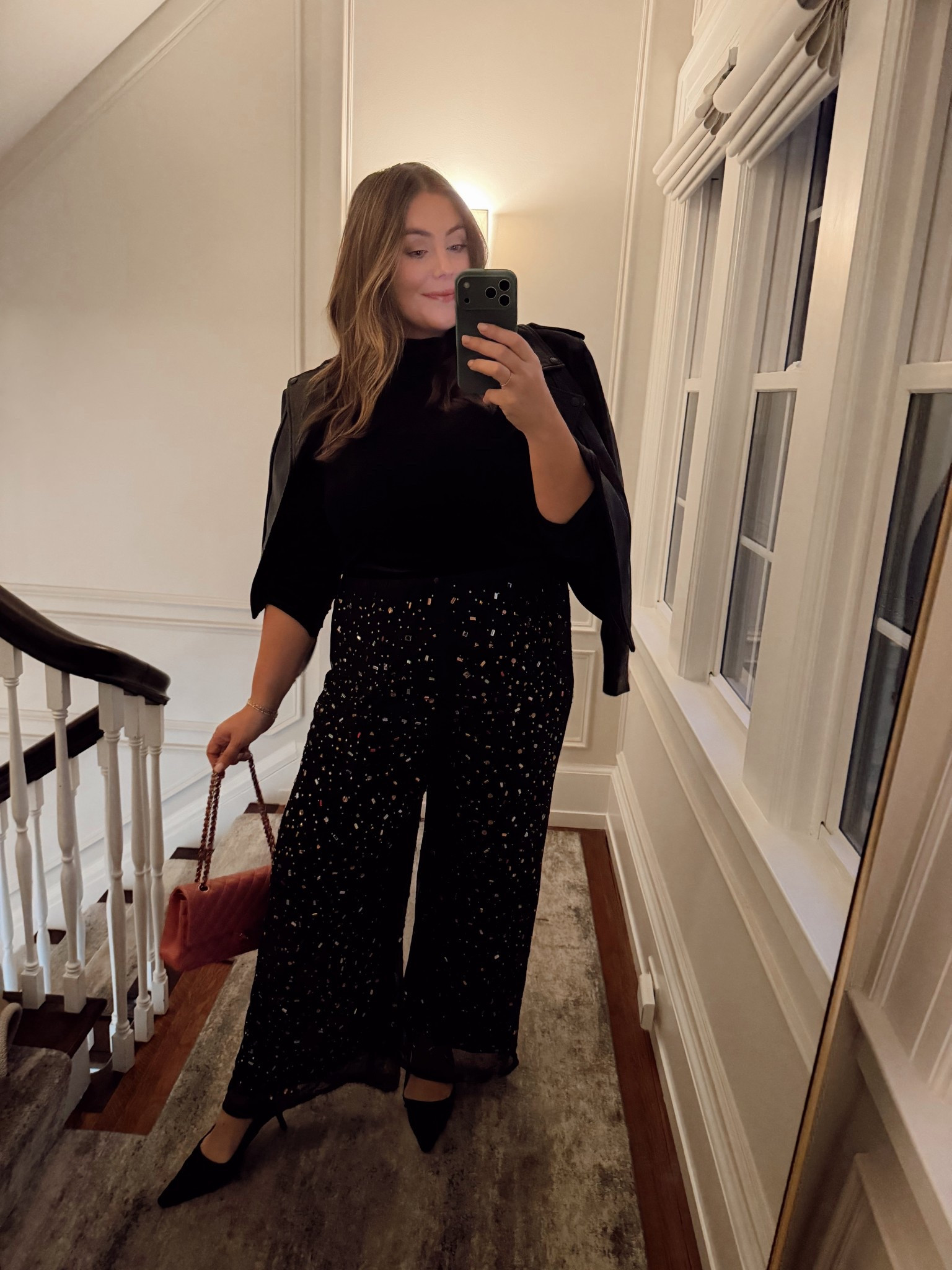 Headed out to a little event tonight! Wearing size 2X in pants & top (could have done 1X in both. Use CARALYN15 at Spanx! Use CARALYN20 at Shapermint. 

#LTKPlusSize #LTKParties #LTKHoliday