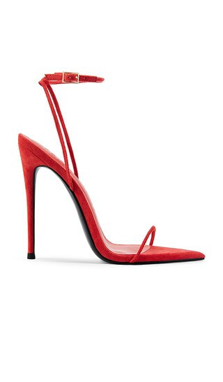 FEMME LA Andx Suede Sandal in Red. - size 9.5 | Revolve Clothing (Global)