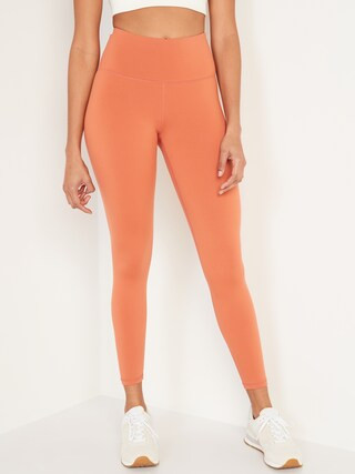 High-Waisted PowerPress 7/8-Length Compression Leggings For Women | Old Navy (US)