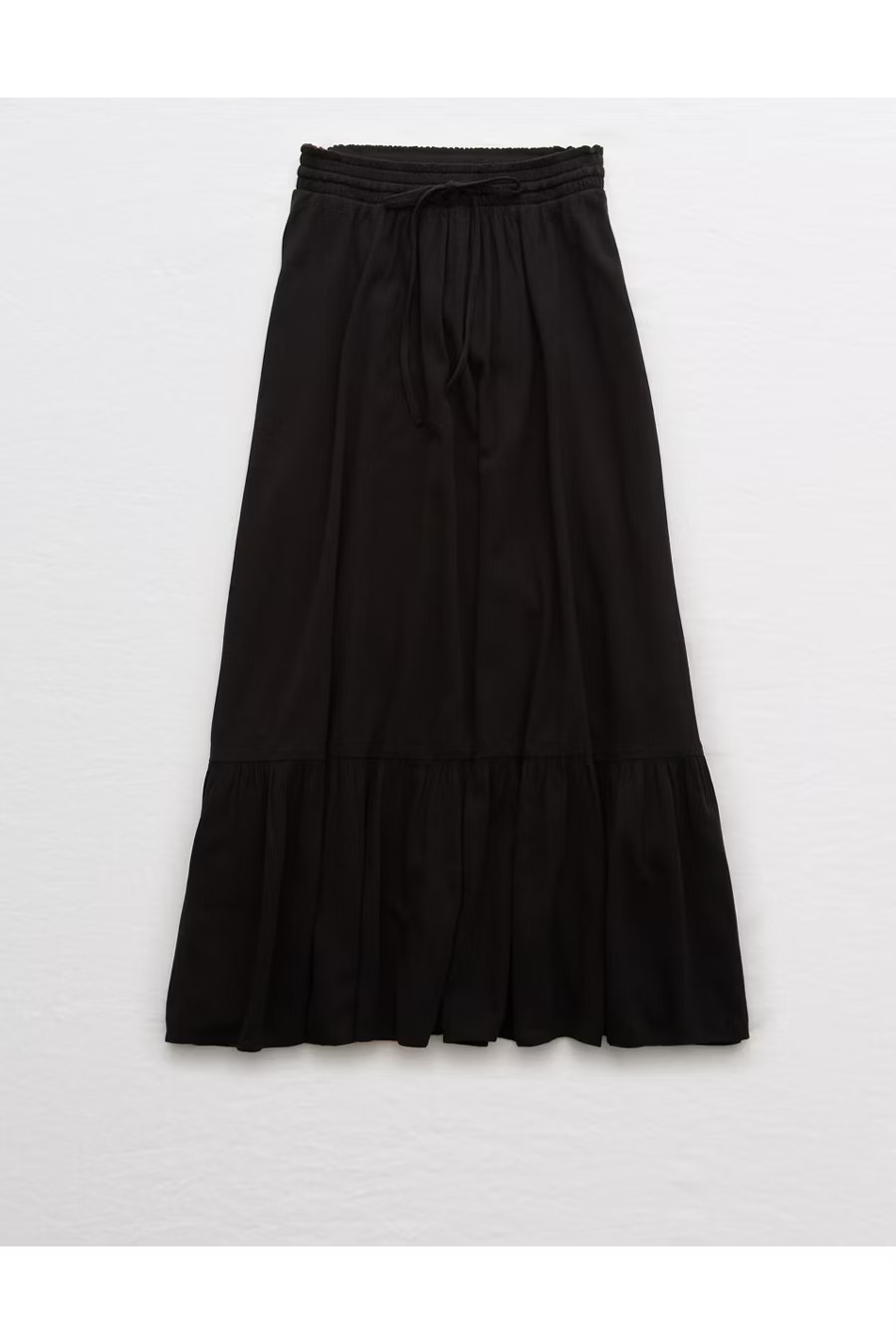 Aerie Maxi Skirt Women's True Black XXS | American Eagle Outfitters (US & CA)