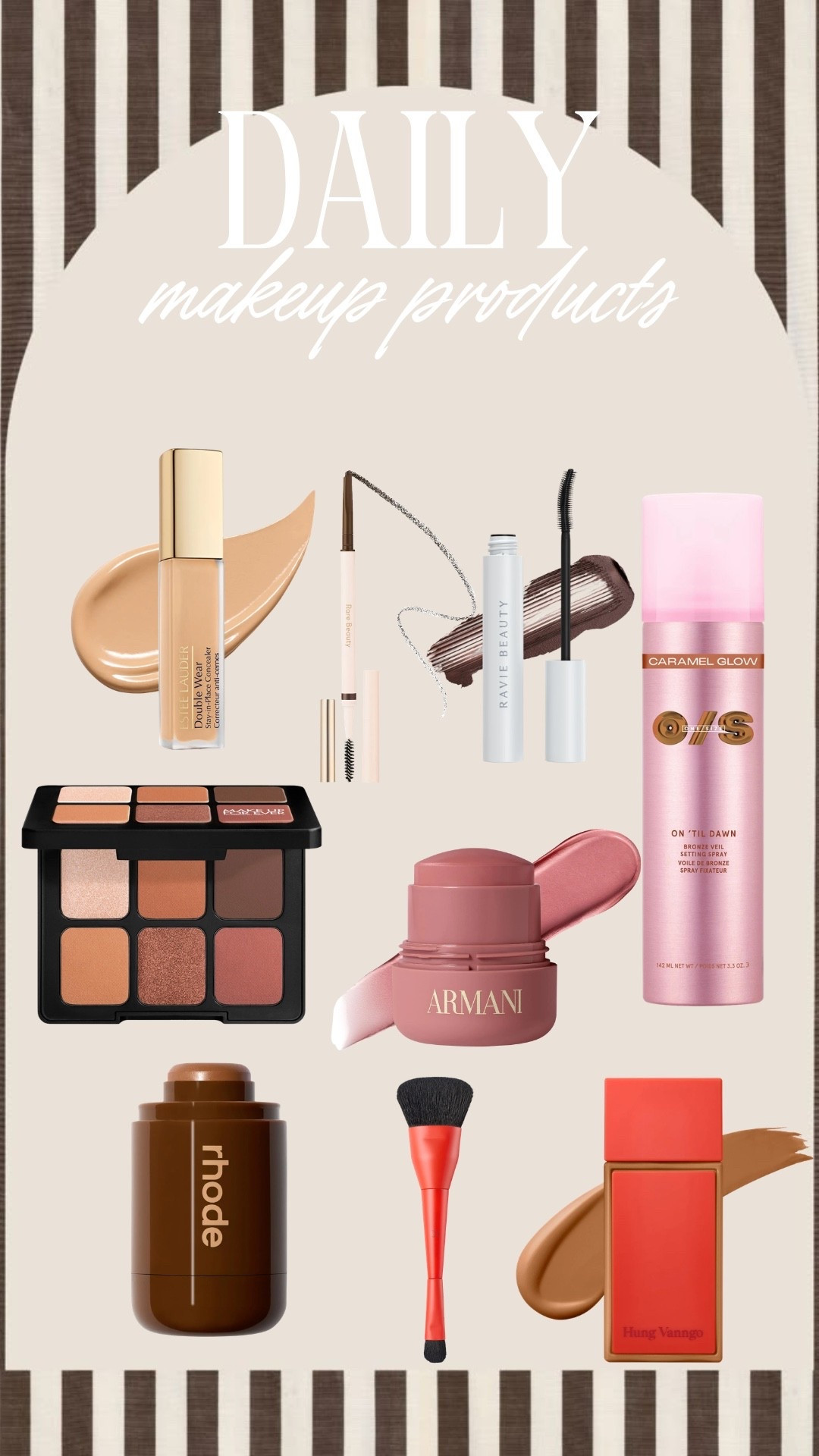 Daily makeup products for my current routine!