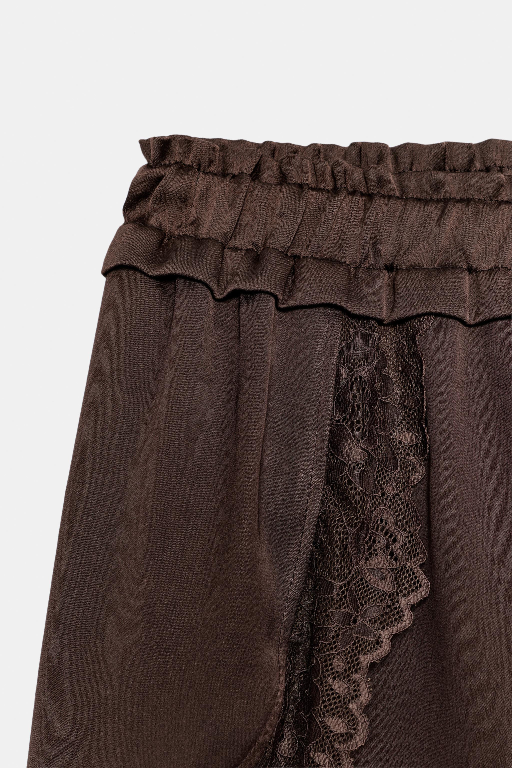 COMBINED LACE SHORTS | Zara UK