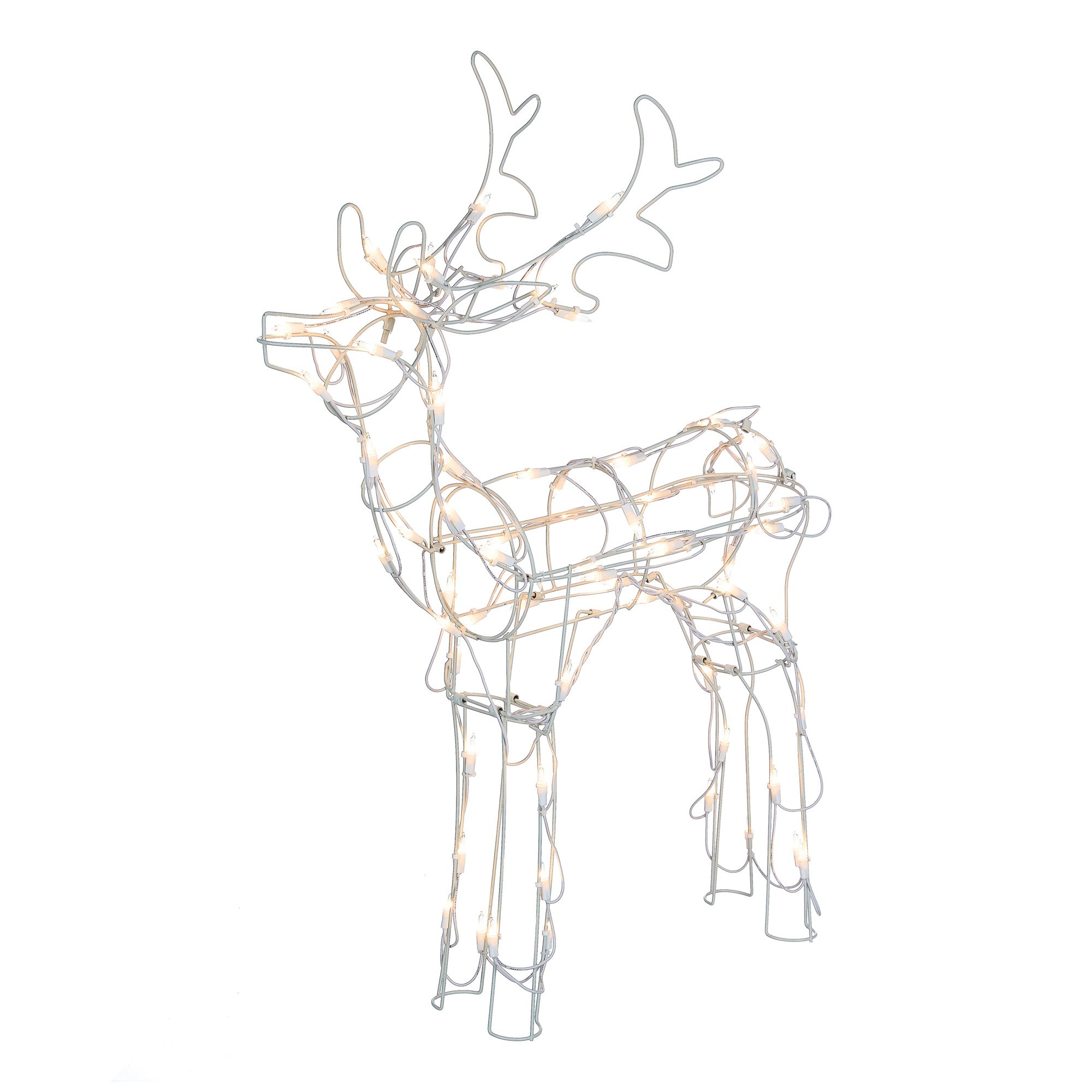 Holiday Time Light-Up Buck Outdoor Christmas Décor, 30 in | Walmart (US)