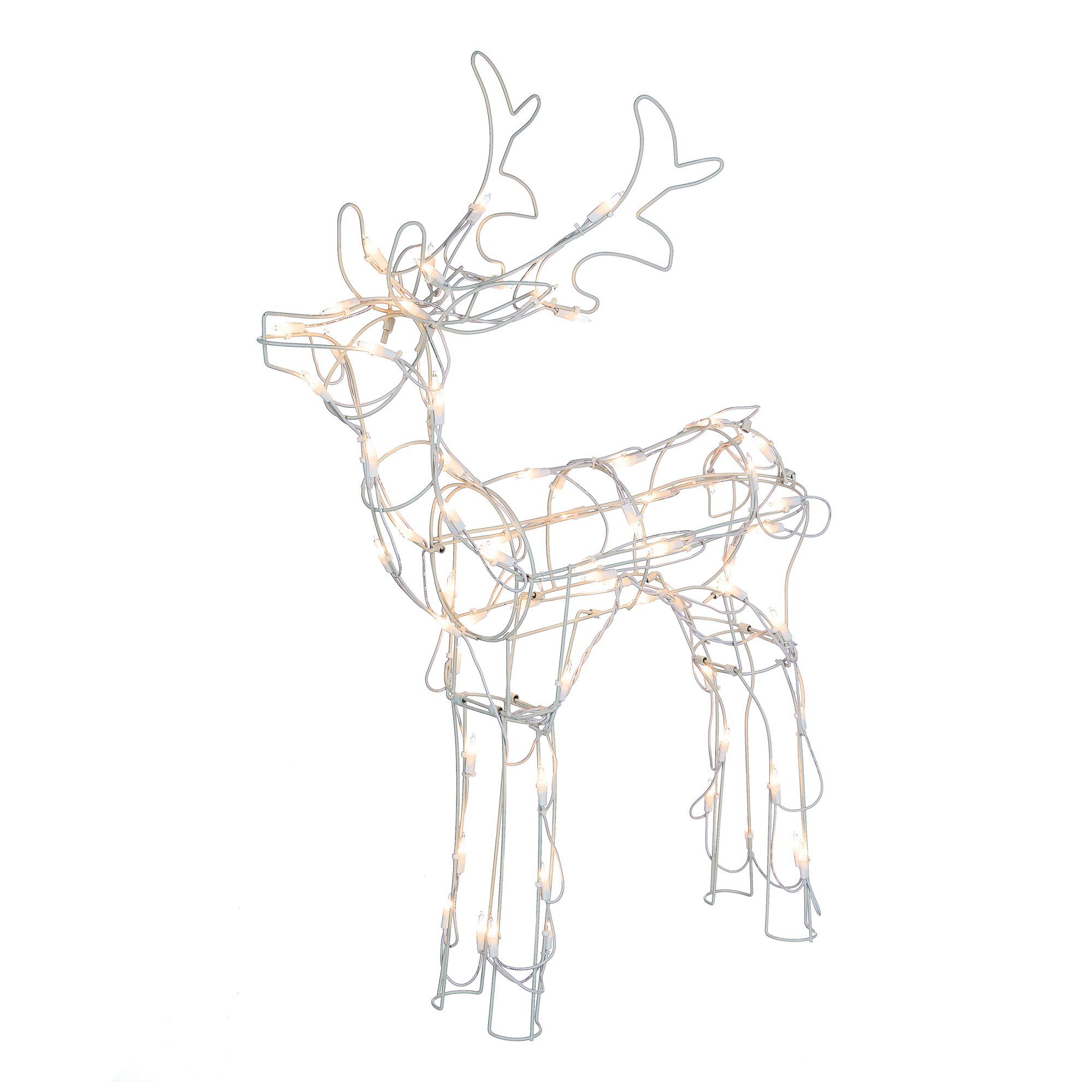 Holiday Time Light-Up Buck Outdoor Christmas Décor, 30 in | Walmart (US)
