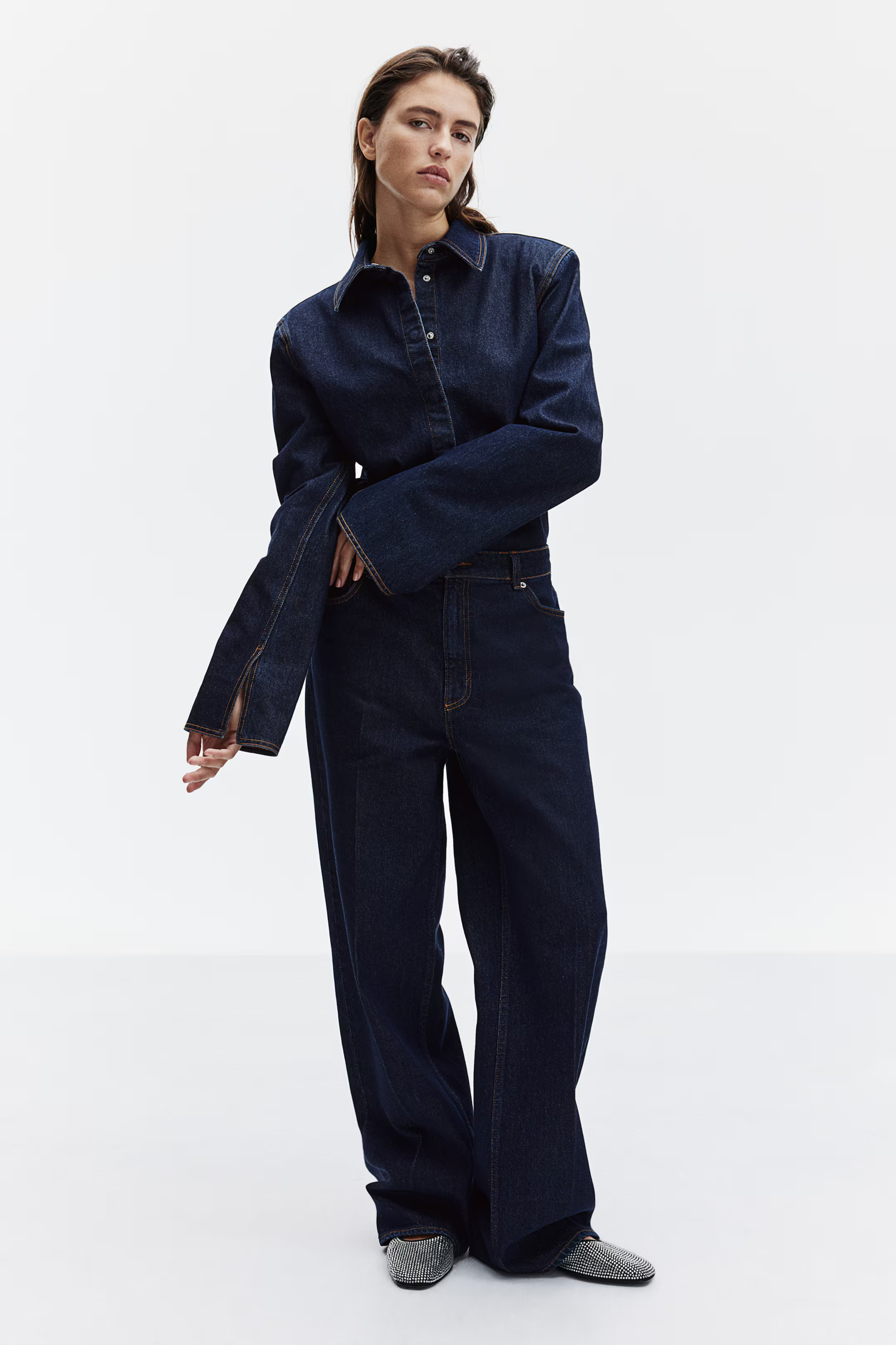 Jeans con piega stirata | H&M (FR, IT, ES, PT, BE)