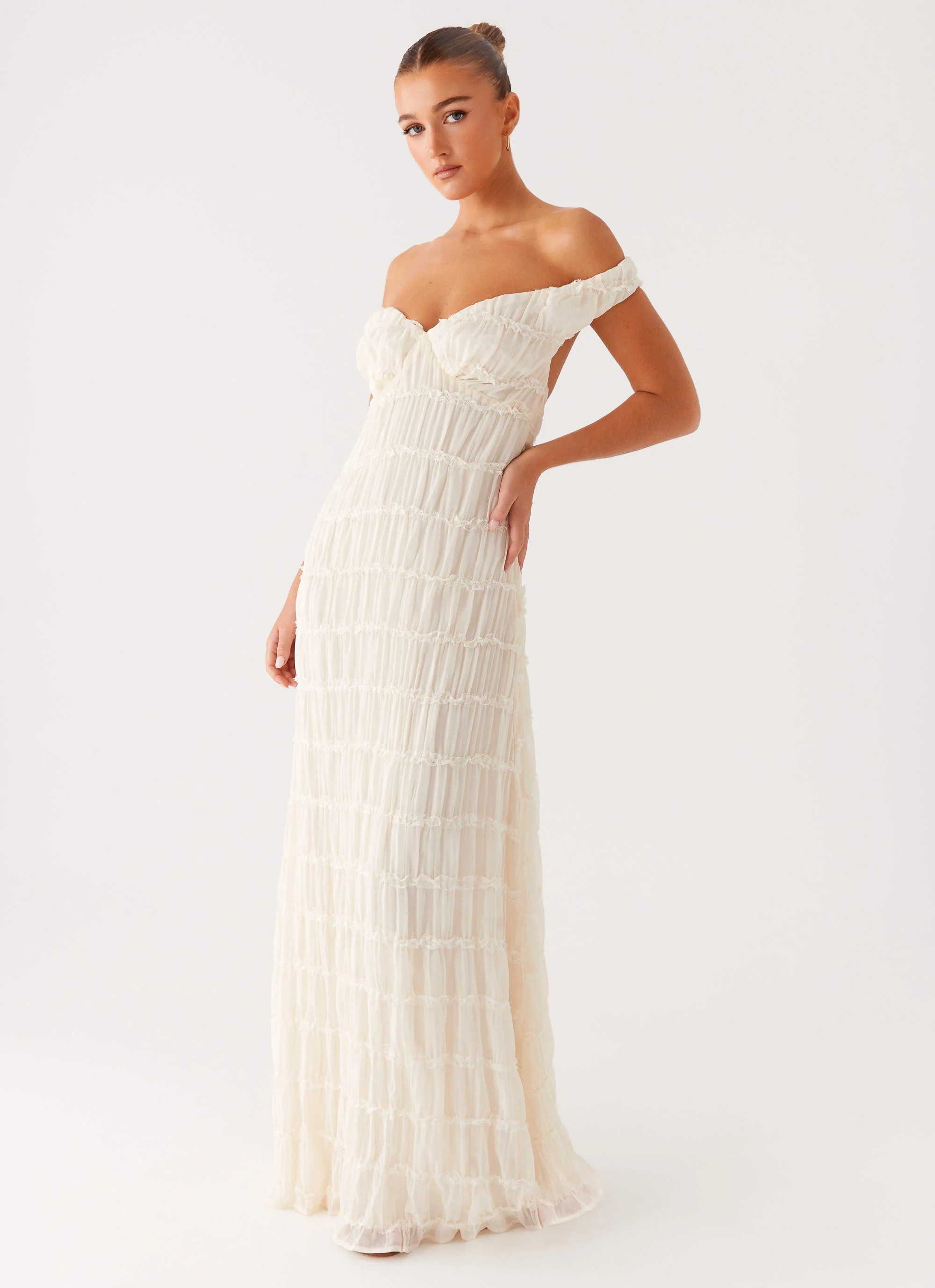 Embrace Maxi Dress - Ivory | Peppermayo (Global)
