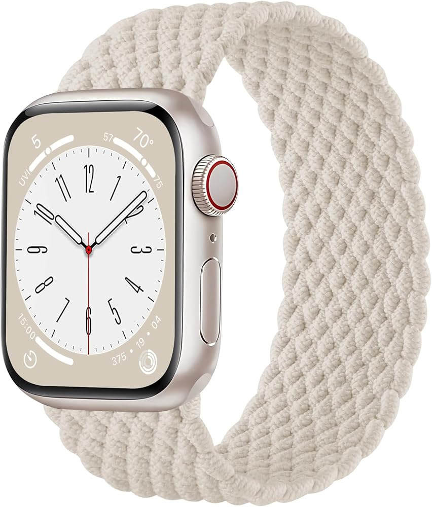 Zedoli Braided Solo Loop Bands Compatible with Apple Watch Band 38mm 40mm 41mm 42mm 44mm 45mm 46m... | Amazon (US)