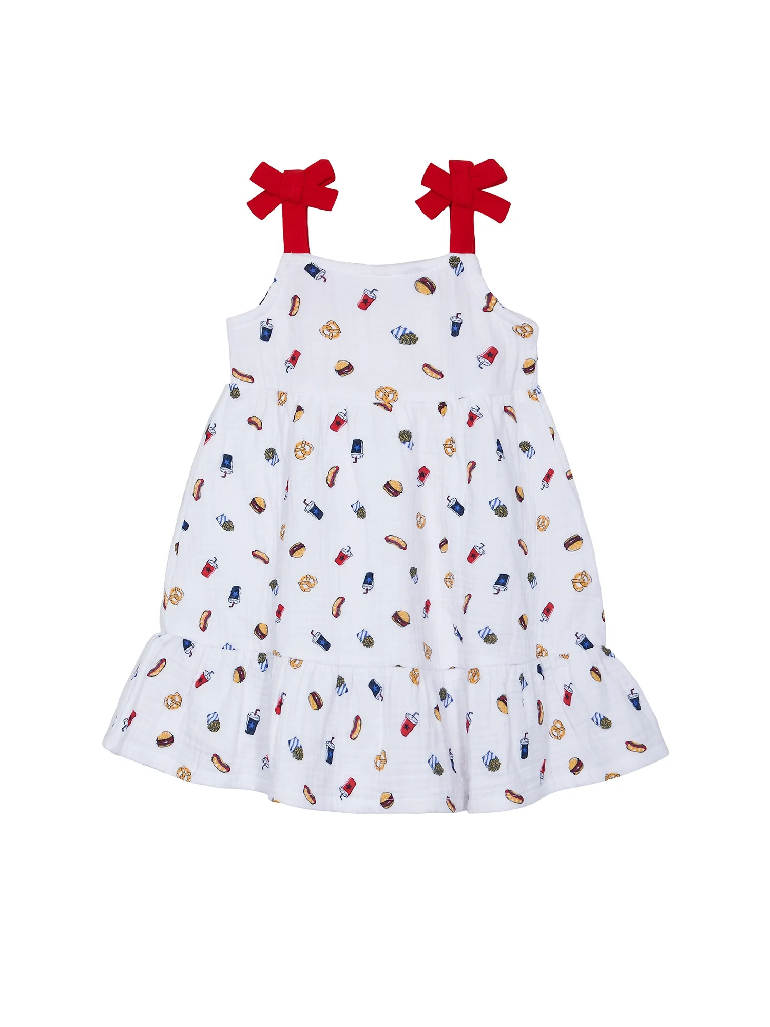 Way to Celebrate Baby and Toddler Girls Americana Dress, Sizes 0-3M-5T - Walmart.com | Walmart (US)