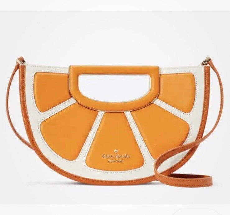 Kate Spade Alexia Clementine Orange Multi Clutch Crossbody Bag Novelty  | eBay | eBay US