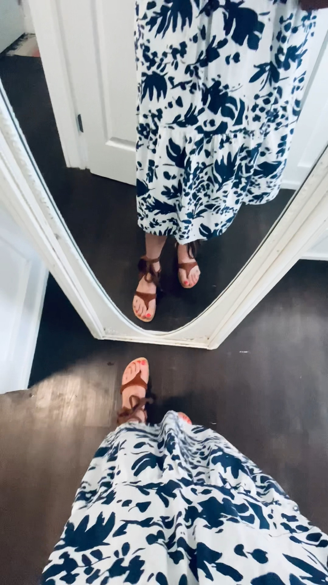 My favorite vacation outfit uniform: blue and white!  Perfect for visiting warmer climates, the coast, or the beach.. 💙

Coastal 
Preppy style 
Beach dress 
Sandals 
Vacation outfits 
Blue and white 

#LTKTravel #LTKStyleTip #LTKOver40