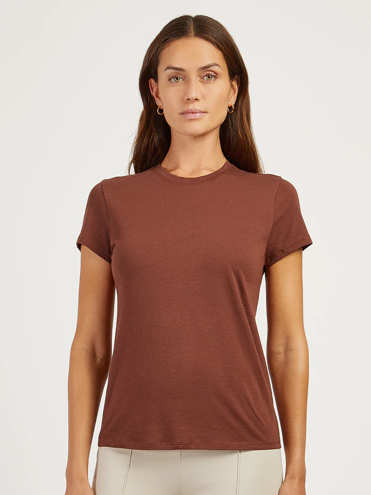 Women's Fitted Crew Marcy Tee - Mott & Bow | Mott & Bow