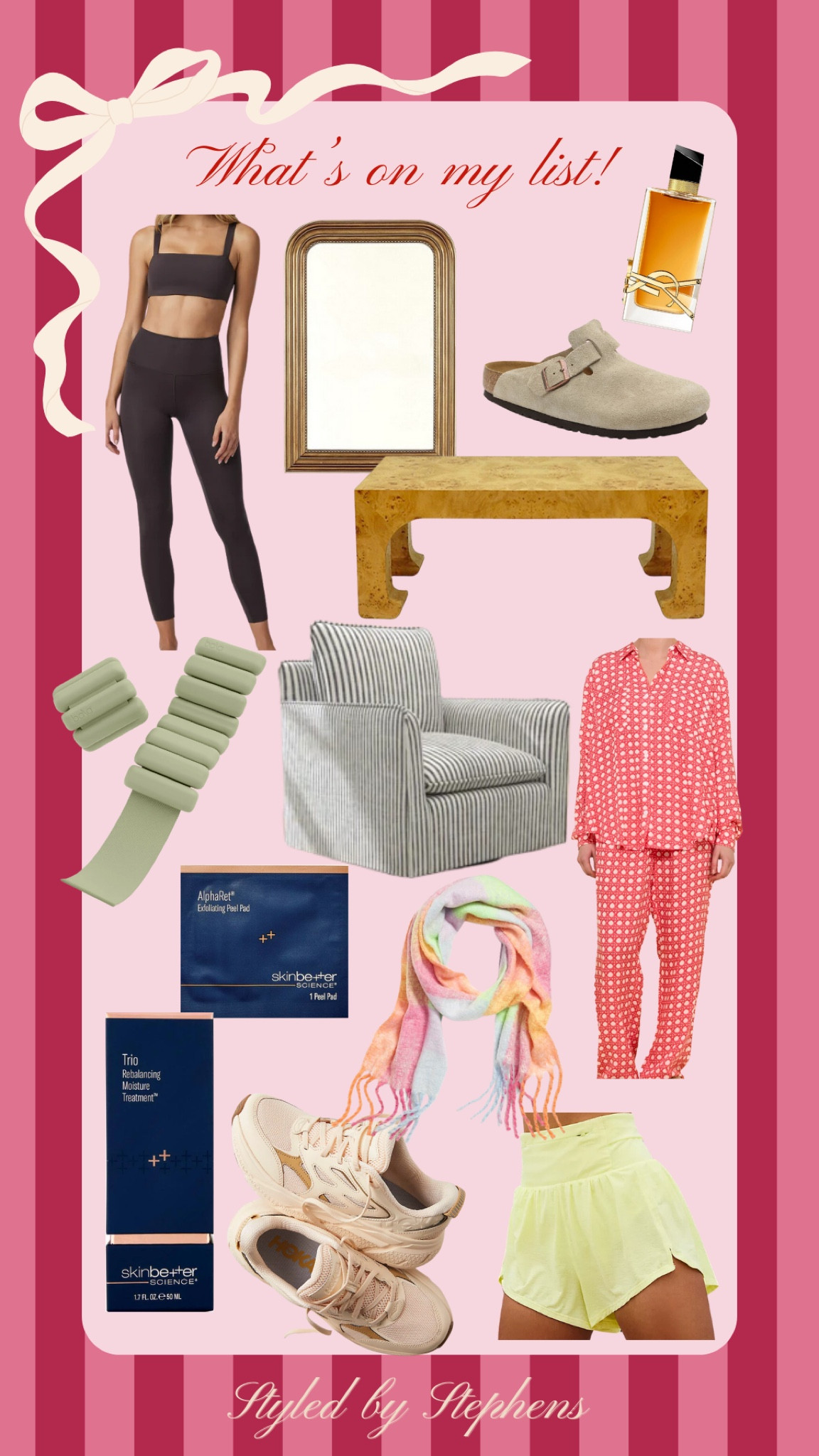 What’s on my Christmas list!! 💗 From home decor pieces, re-upping my skincare routine, to a new set of pjs — these are all great gift ideas!

#LTKGiftGuide #LTKActive #LTKHome
