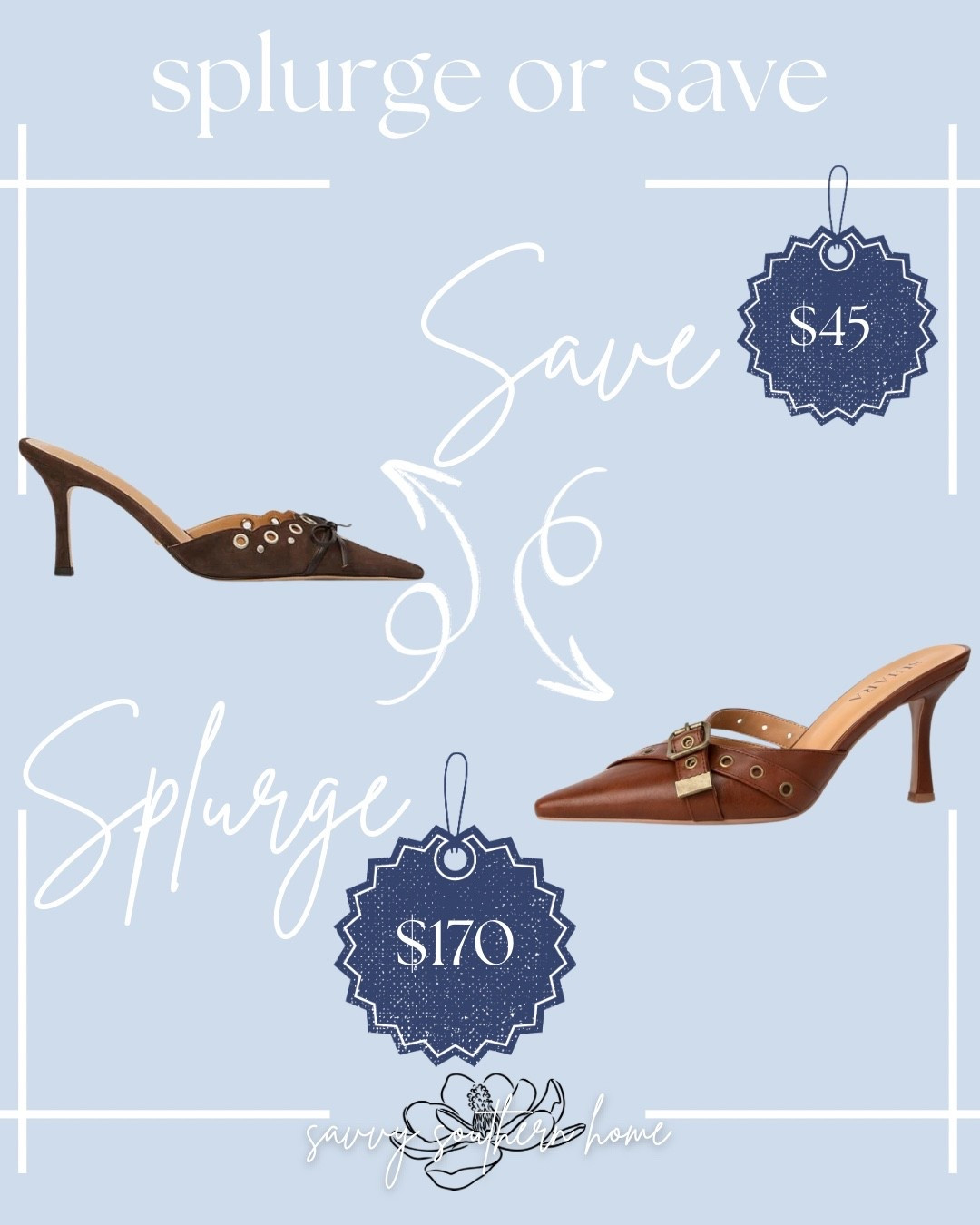 Chic, sculpted, and perfectly polished 🤎 These brown slingback mules are fall’s quiet luxury moment — one’s a splurge and one’s a save. Tap to shop and guess which is which!

#LTKStyleTip #LTKShoeCrush #LTKSeasonal