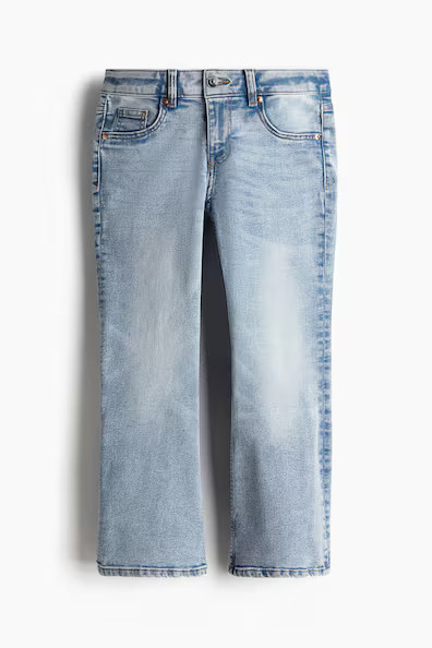 H & M - Flared Low Ankle Jeans - Blue | H&M (US + CA)
