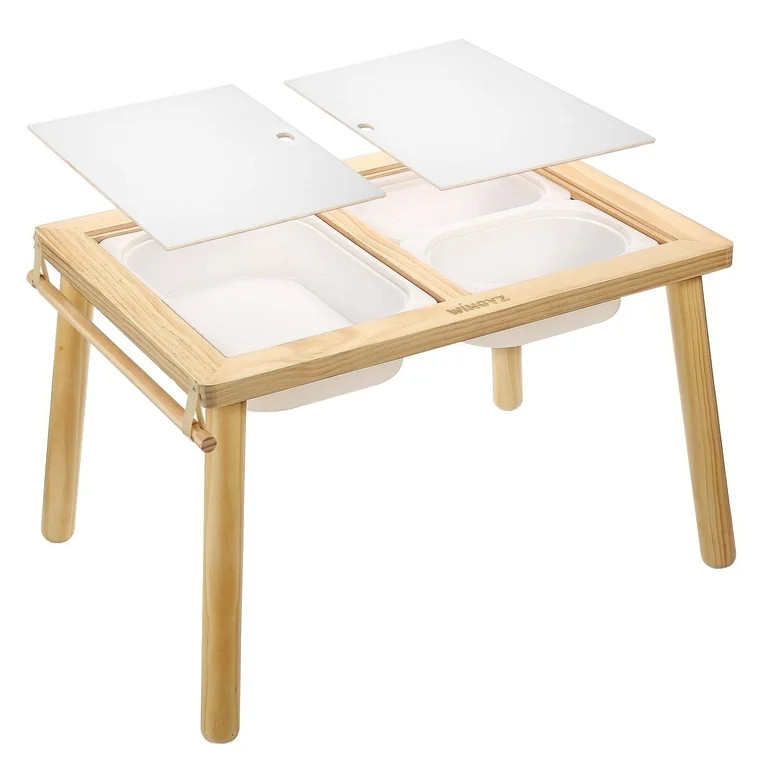 Sweet Time Kids Activity Table with Storage Bin, Wooden Montessori Toddler Sensory Table for Stud... | Walmart (US)