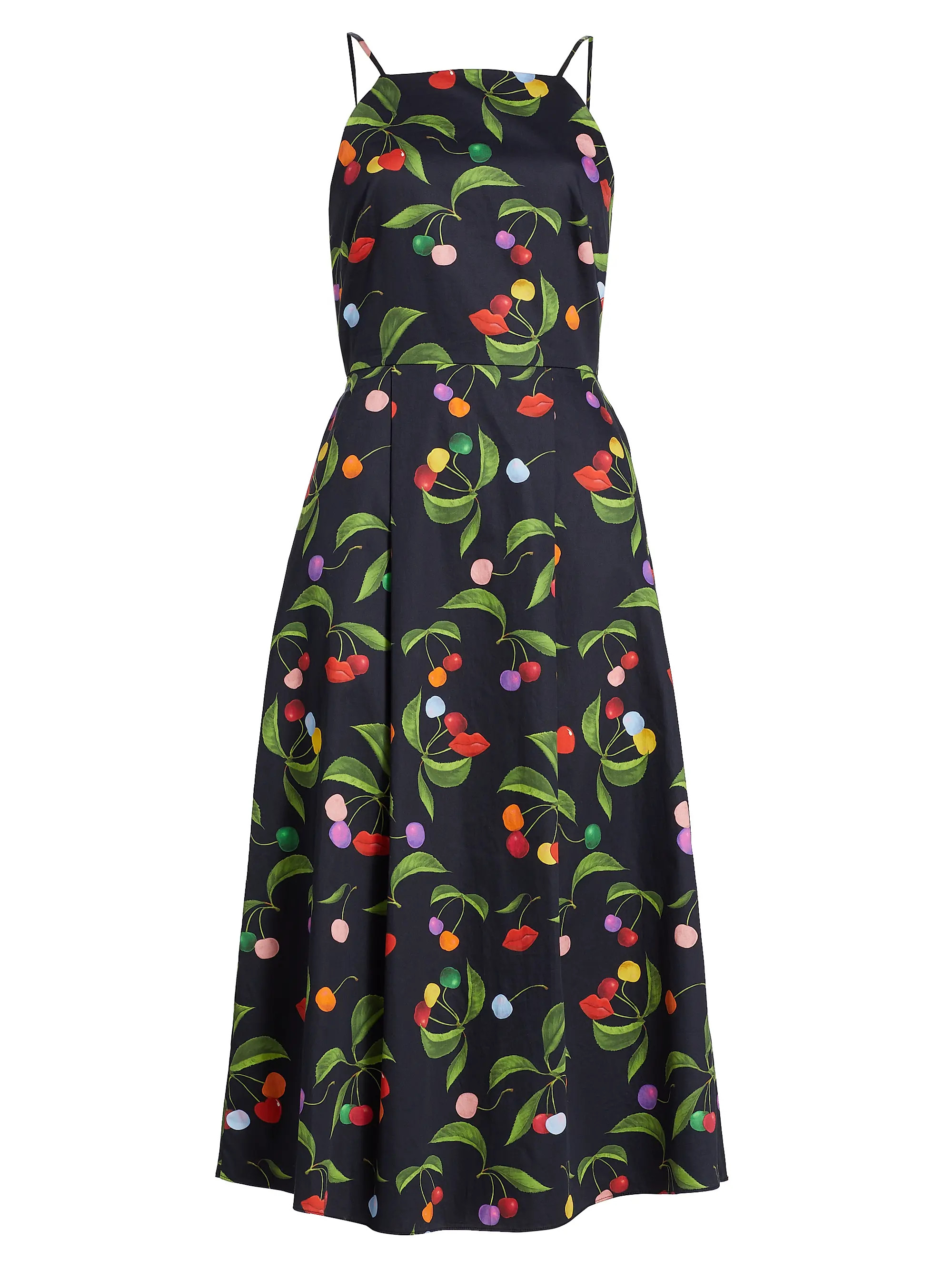 Shop Borgo de Nor Goreti Printed Cotton Midi-Dress | Saks Fifth Avenue | Saks Fifth Avenue