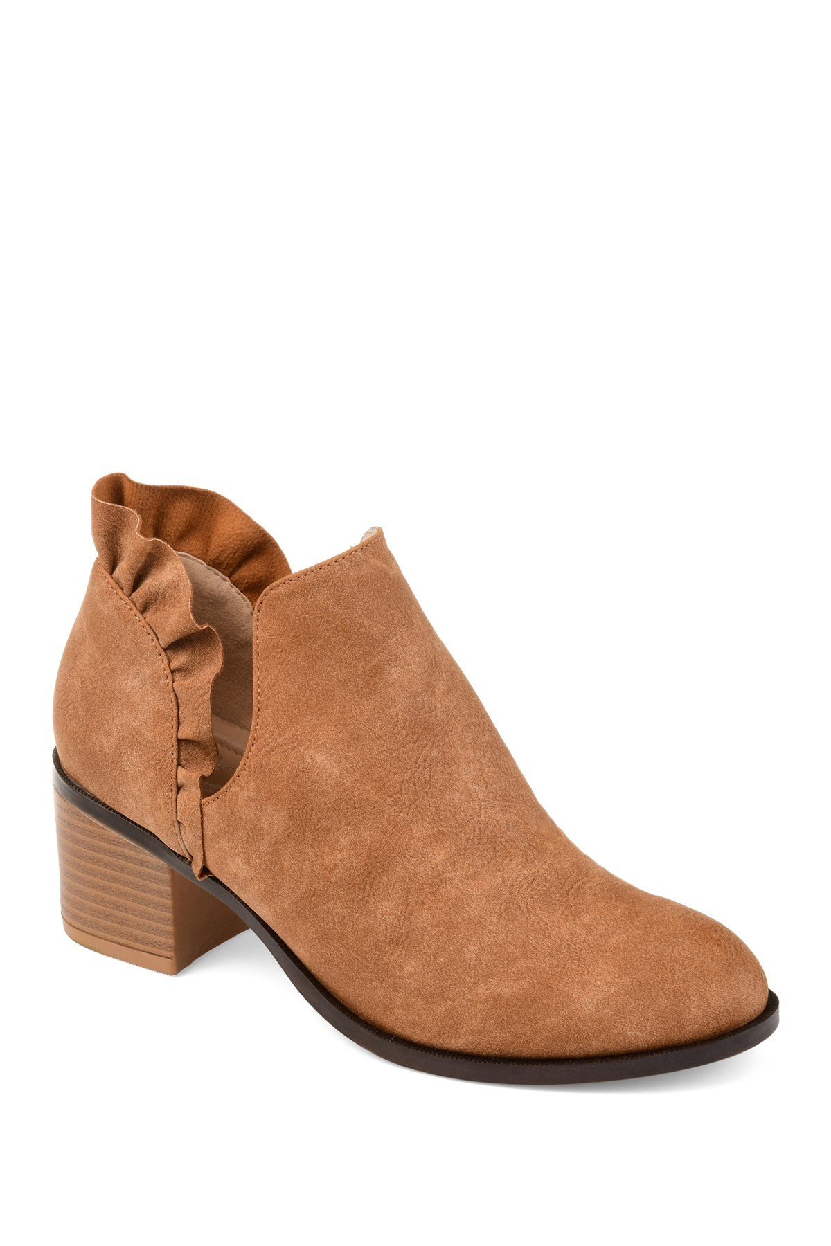JOURNEE Collection | Lennie Ruffle Trim Ankle Bootie | Nordstrom Rack | Nordstrom Rack