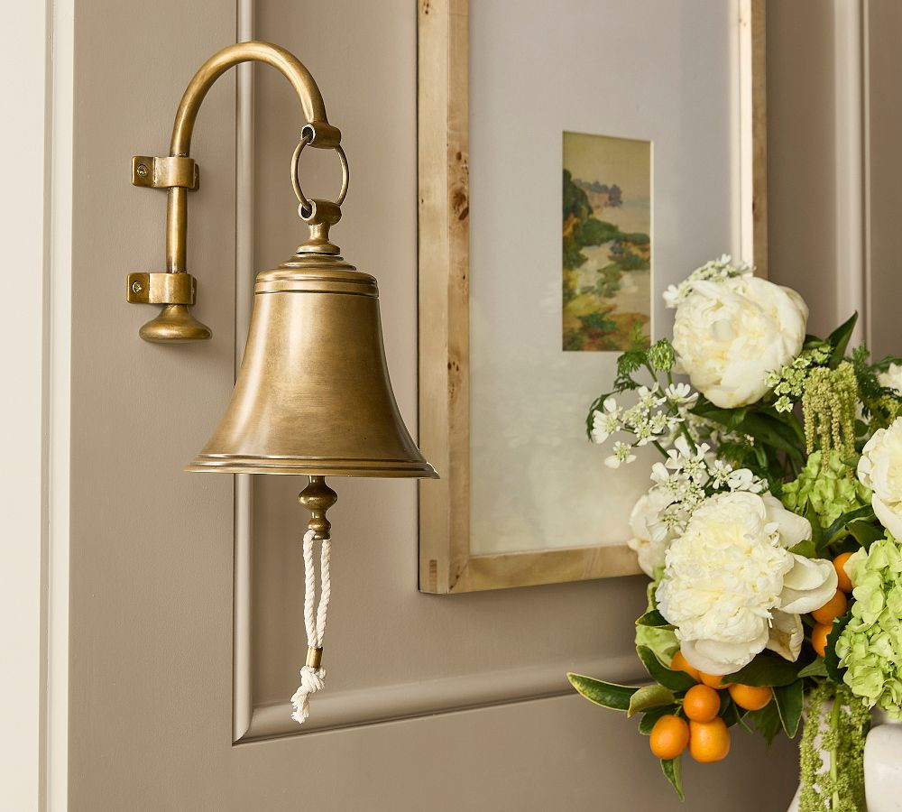 Chris Loves Julia Wall-Mounted Dinner Bell | Pottery Barn (US)