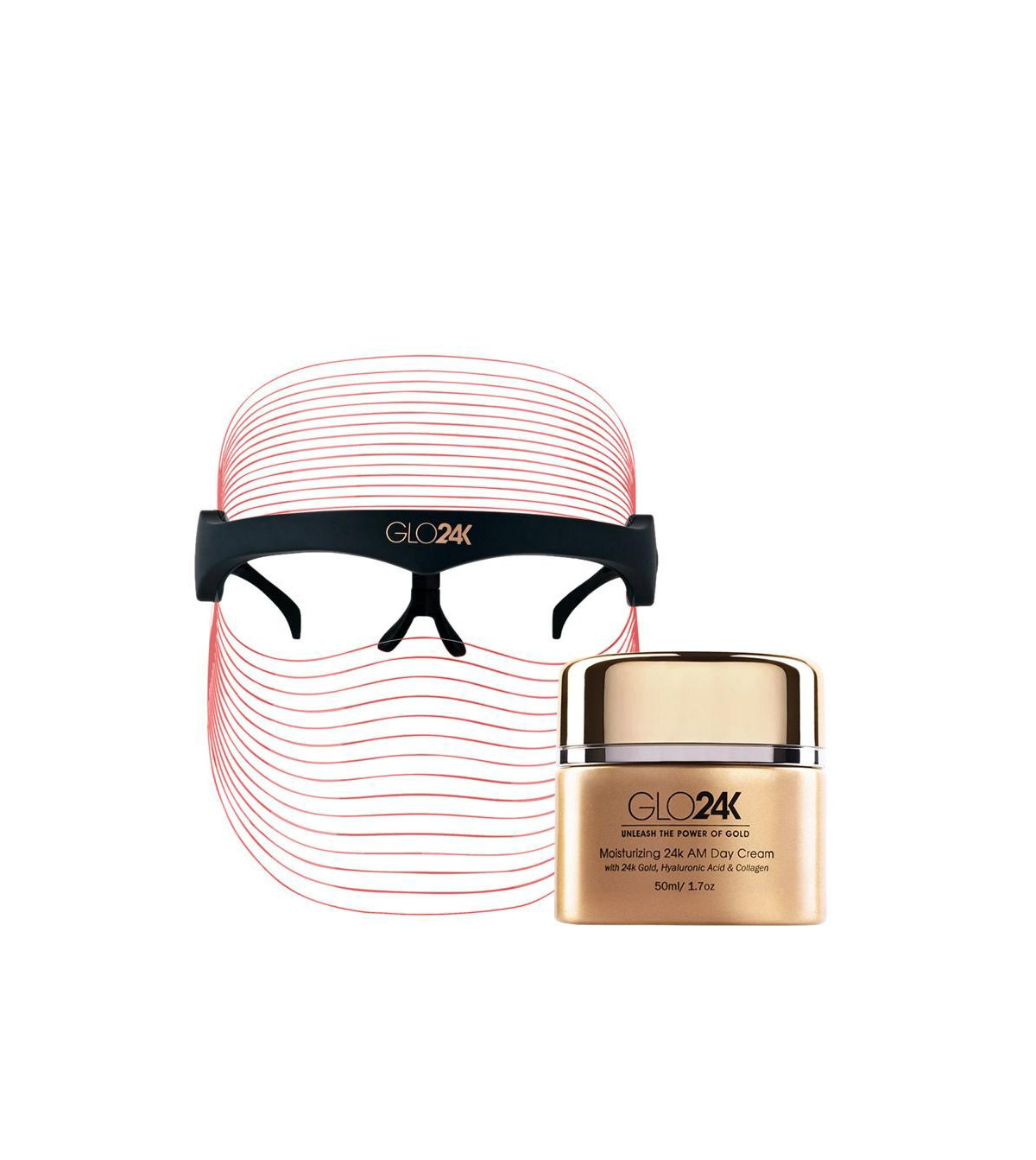 GLO24K 7 Color Led Beauty Mask + Day Cream. | Macy's