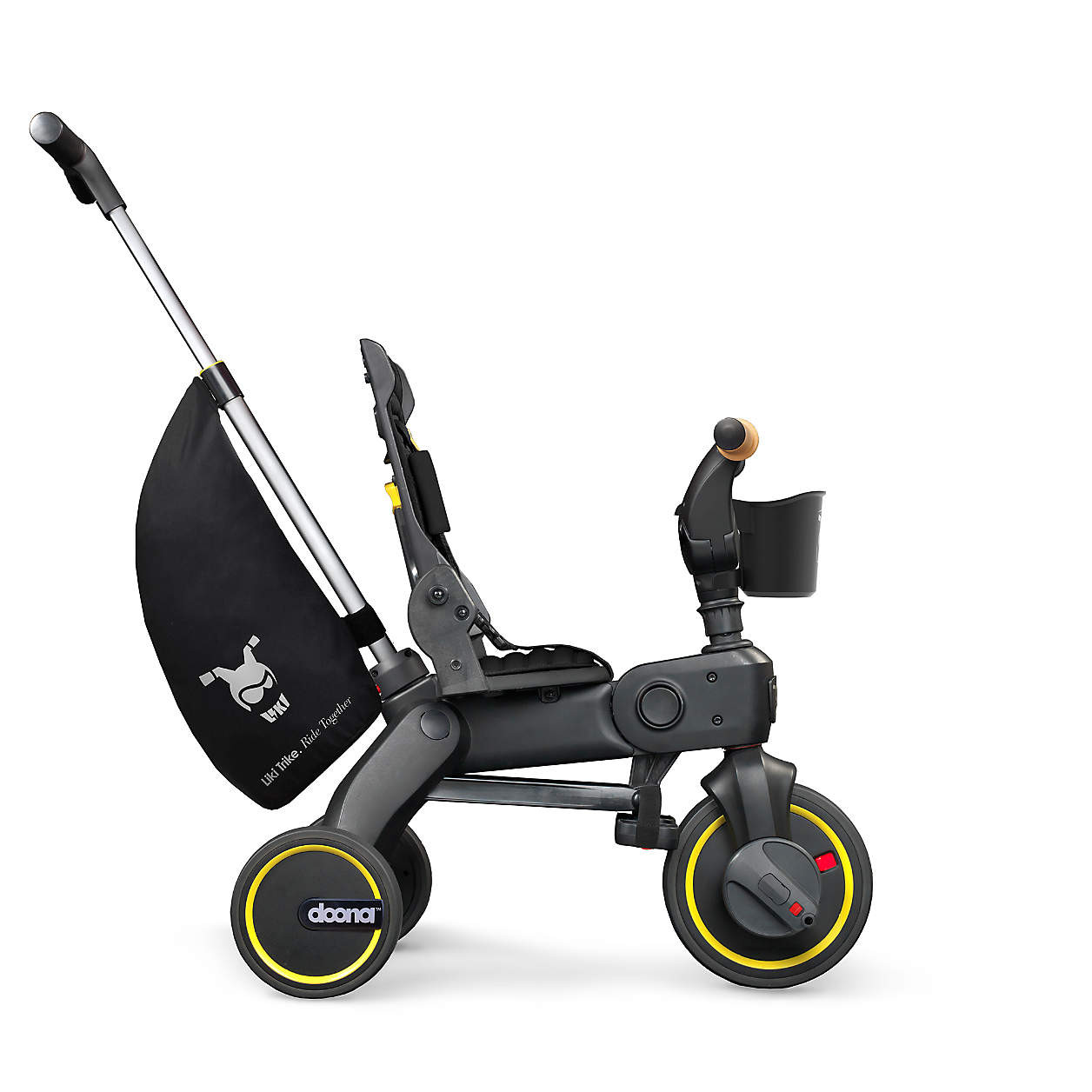 Doona Liki Trike S5 Nitro Black Tricycle Baby Stroller + Reviews | Crate & Kids | Crate & Barrel