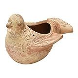 Amazon.com: Creative Co-Op Handmade Engraved Terra-Cotta Bird Planter (Holds 2" Pot) : Patio, Law... | Amazon (US)