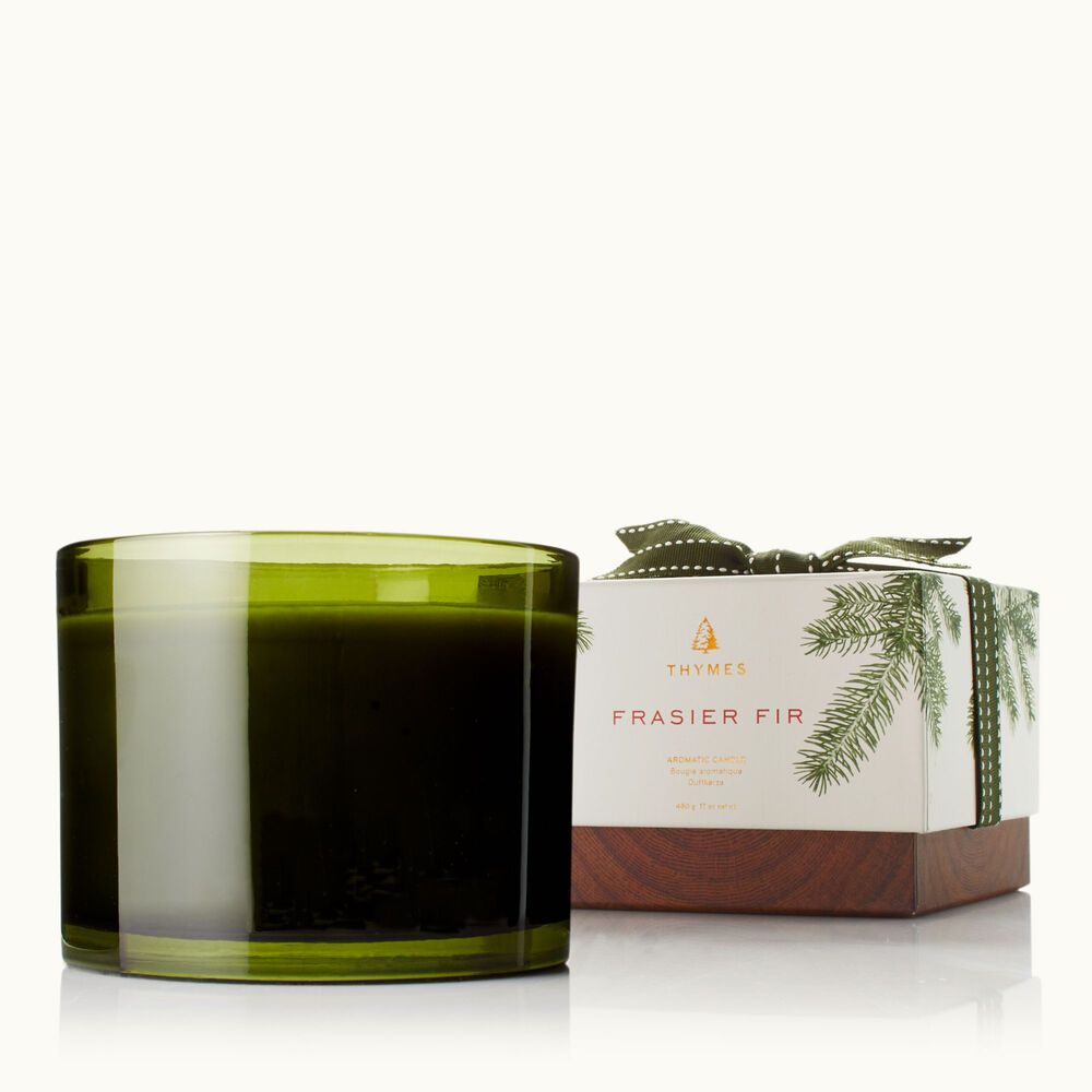 Frasier Fir Green 3-Wick Candle | Thymes | Thymes