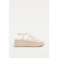Stradivarius Jute platform wedges ECRU 4 | Stradivarius (UK)