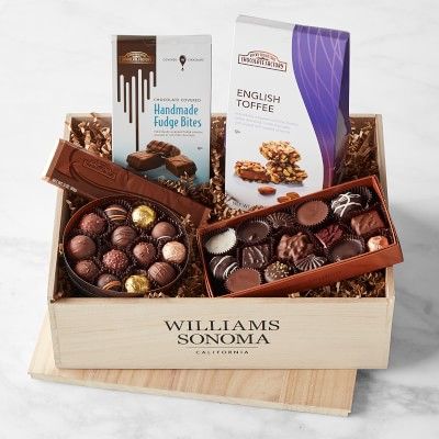 Williams Sonoma Holiday Chocolate Gift Crate | Williams-Sonoma