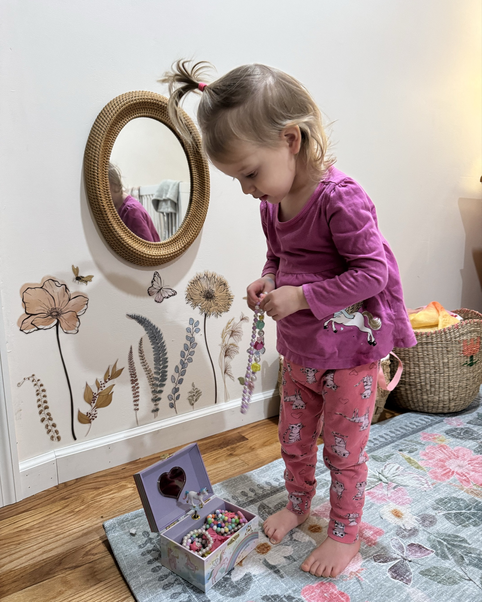 The most perfect peel and stick wall decals for Eloise’s butterfly garden bedroom 🦋 

#LTKHome #LTKBaby #LTKKids
